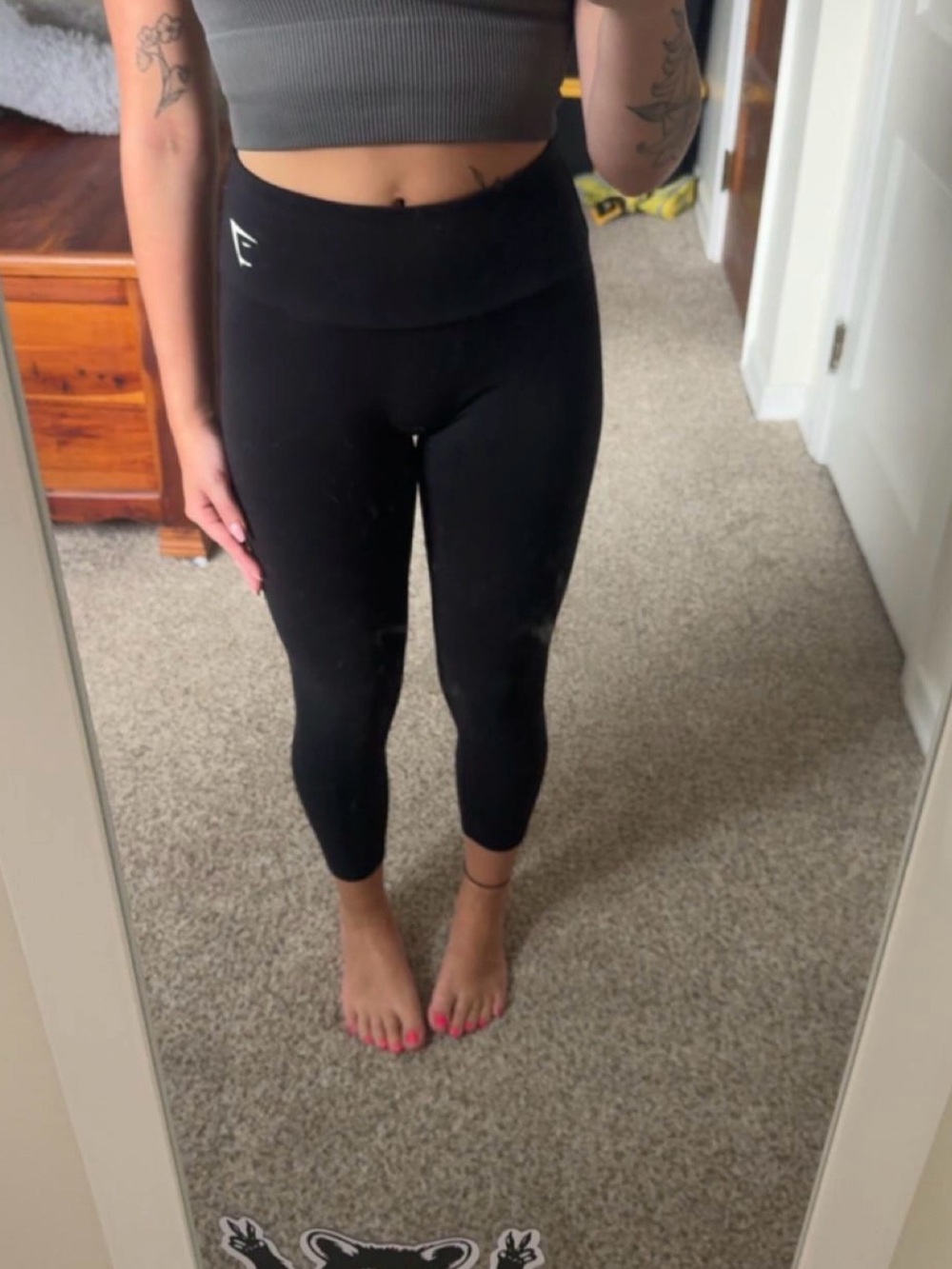 Black Gym Shark Leggings